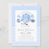 Little Kicker Soccer Baby Shower Invite Kaart (Voorkant)