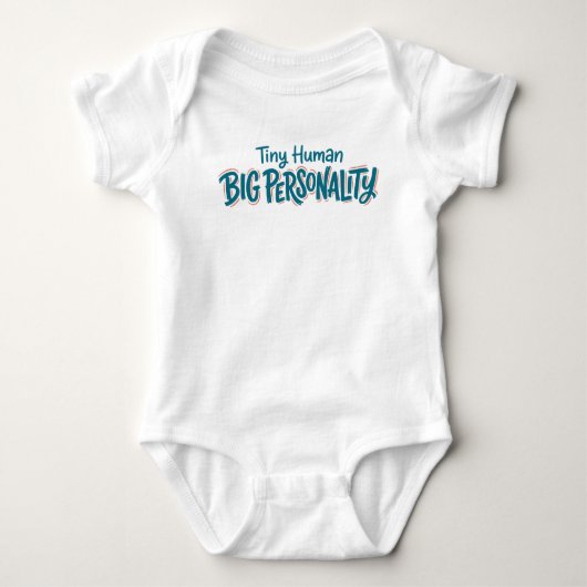 Little Kid Big Personality Romper (Voorkant)