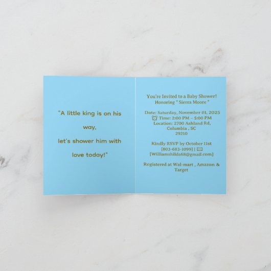 Little King Baby shower (Binnen)