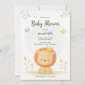 Little King Baby shower Kaart (Voorkant)