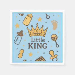 Little King Baby Shower Napkins Servet