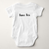 Little King Crayon Style Lion Cub Romper (Achterkant)