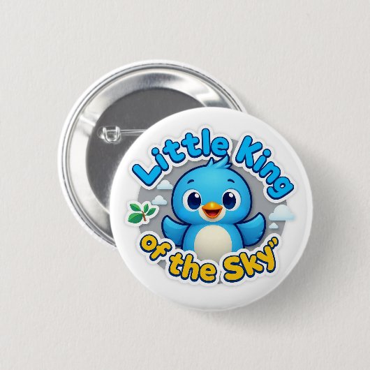 Little King of the Sky Ronde Button 5,7 Cm (Voorkant /achterkant)