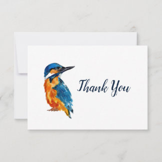 Little Kingfisher Bird Bedankkaart