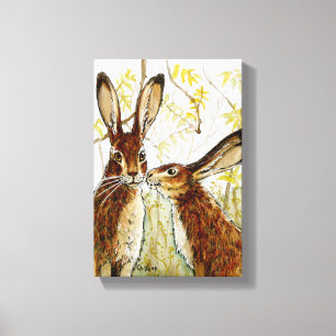 Little Kiss by Svetlana Ledneva-Schukina 543 Canvas Afdruk