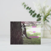 Little Kitten Big Tree Briefkaart (Staand voorkant)