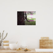 Little Kitten Big Tree-Poster Poster (Keuken)