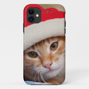 Little Kitten in Red kerstPet Case-Mate iPhone Case