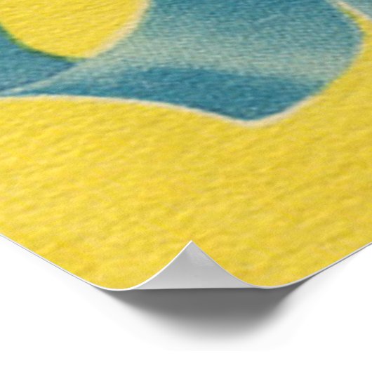 Little Kittens A Hatbox en Daisies Poster (Hoek)