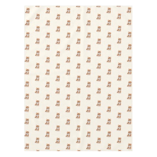 Little Kittens Tablecloth - Uw kleuren Tafelkleed (Voorkant)