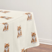 Little Kittens Tablecloth - Uw kleuren Tafelkleed (Voorbeeld)