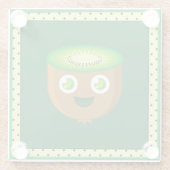 Little Kiwi Onderzetter Glazen Onderzetter (Achterkant)