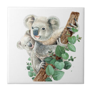 Little Koala Bear Australian Animal Art    Tegeltje
