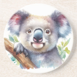 Little Koala Beer Australisch dier Zandsteen Onderzetter