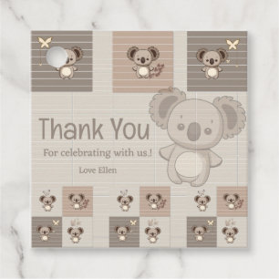 Little Koala Bliss Bedankjes Labels