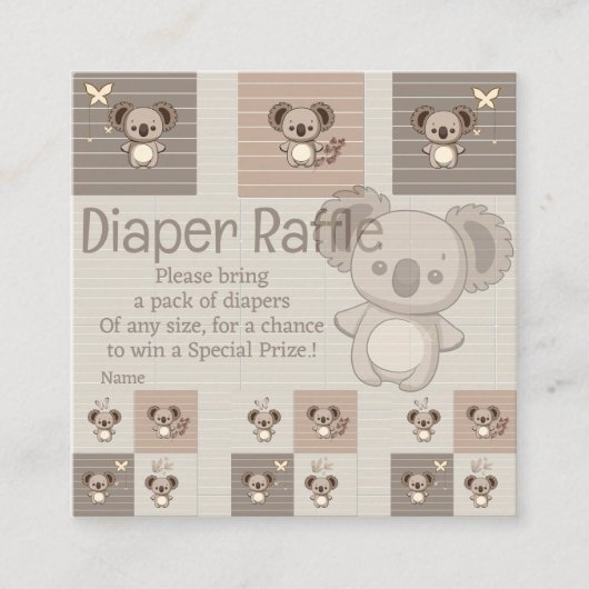 Little Koala Bliss Informatiekaartje (Voorkant)