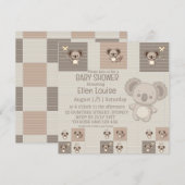 Little Koala Bliss Save The Date (Voorkant / Achterkant)