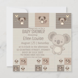 Little Koala Bliss Save The Date