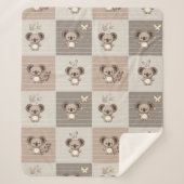 Little Koala Bliss Sherpa Deken (Voorkant)