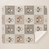 Little Koala Bliss Sherpa Deken (Voorkant (horizontaal))