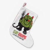 Little Krampus Stocking Kleine Kerstsok (Voorkant (Hangend))