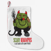Little Krampus Stocking Kleine Kerstsok (Voorkant)
