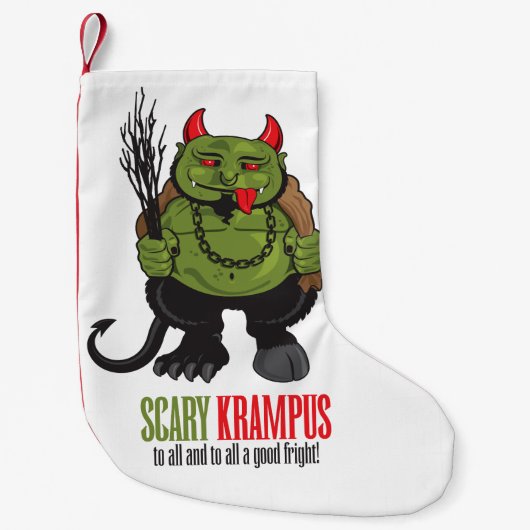 Little Krampus Stocking Kleine Kerstsok (Voorkant)