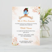 Little Krishna Annaprashan Invitation Kaart (Staand voorkant)
