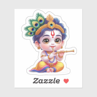 Little Krishna - Hindoegod sticker