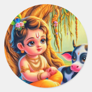 Little Krishna Sticker Collectie