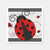 Little Lady Baby shower Napkins Servetten (Voorkant)