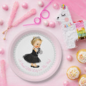 Little Lady Baby shower Papieren Bordje (Feest)