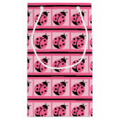 "Little Lady Bug" (verbonden) Gift Bag Klein Cadeauzakje (Achterkant)