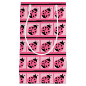 "Little Lady Bug" (verbonden) Gift Bag Klein Cadeauzakje (Voorkant)