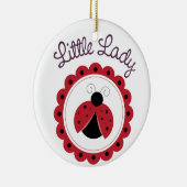 Little Lady Keramisch Ornament (Rechts)