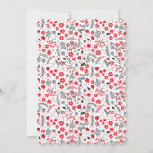 Little Lady Ladybug Baby shower Kaart (Achterkant)