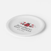 Little Lady Ladybug Baby shower Papier Bord (Gekanteld)