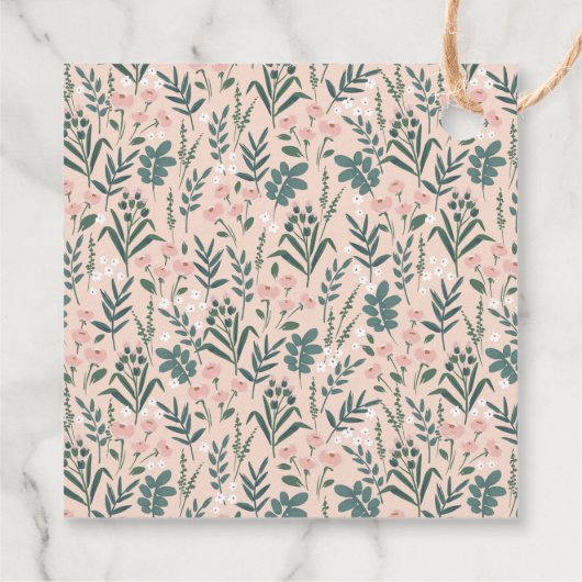 Little Lady Ladybug Rozen Meisje Baby shower Bedankjes Labels (Achterkant)