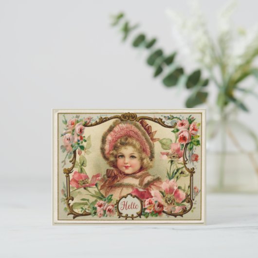 Little Lady  Reproduction Briefkaart (Staand voorkant)