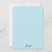 Little Lady Umbrella Verjaardagsfeestje Uitnodigin Kaart (Achterkant)