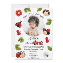 Little Ladybug 1st Birthday Party Foto