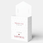 Little Ladybug Baby shower Bedankdoosjes (Geopend)