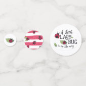 Little Ladybug Baby shower Confetti (Voorkanten)