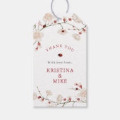 Little Ladybug Baby shower Dank je wel Favor Cadeaulabel (Voorkant)