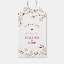 Little Ladybug Baby shower Dank je wel Favor Cadeaulabel