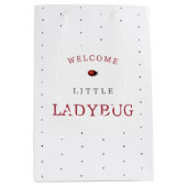 Little Ladybug Baby shower Medium Cadeauzakje (Voorkant)