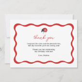 Little Ladybug Birthday Bedankt (Voorkant)