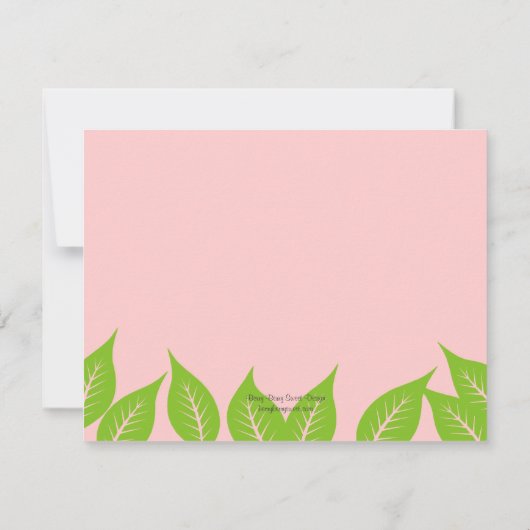 Little Ladybug Birthday Bedankt kaarten (Achterkant)