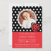 Little Ladybug Birthday Kaart (Voorkant)