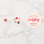 Little Ladybug Birthday Party Confetti (Voorkanten)